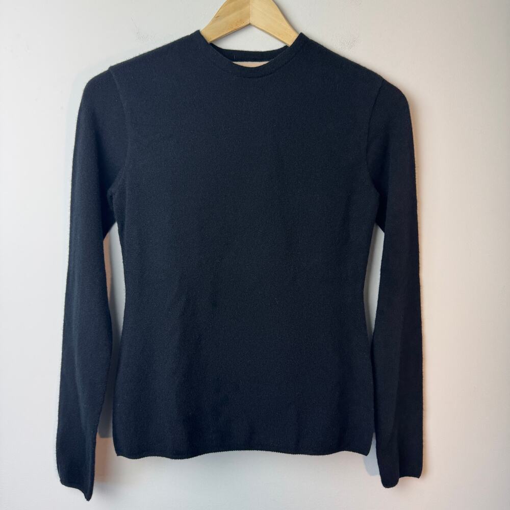 The Who Shirt Company Ruth Cashmere Crewneck Sweater Black XS